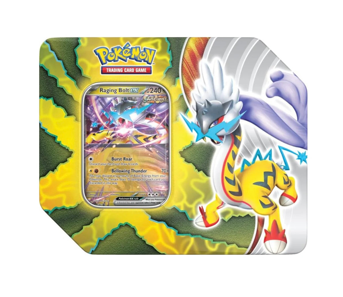 Pokemon TCG - Paradox Destinies Tin (Raging Bold ex)