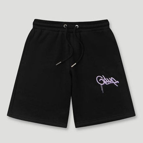 Handstyle EMB Shorts Black/Lavender