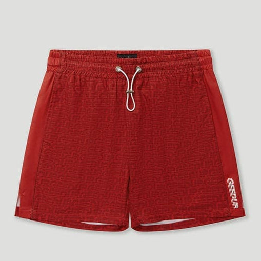 Geedup Sportsman Swim Shorts Red