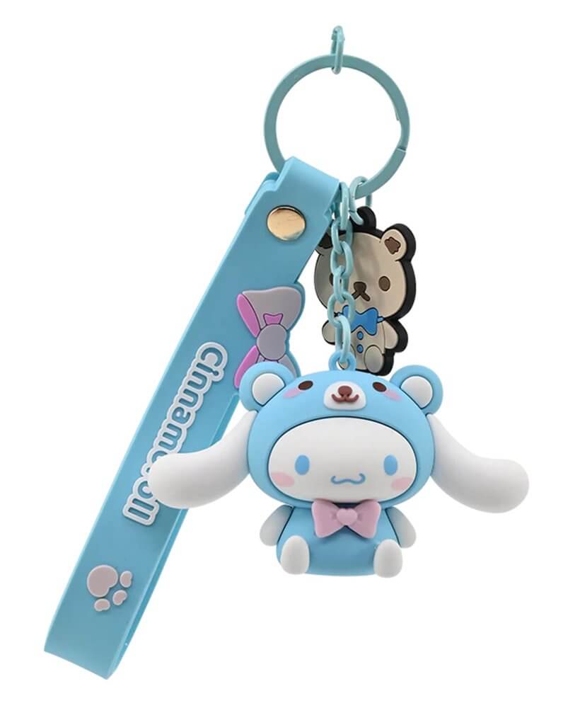 HELLO KITTY - Keychain w/hand strap - Animals (Window Box)