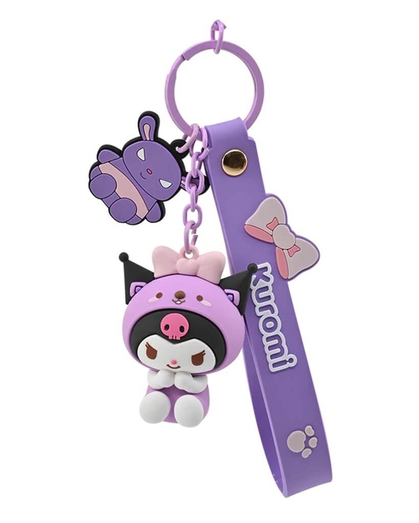 HELLO KITTY - Keychain w/hand strap - Animals (Window Box)
