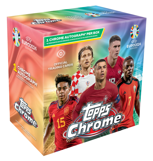 2024 Topps Chrome® UEFA EURO Hobby Box