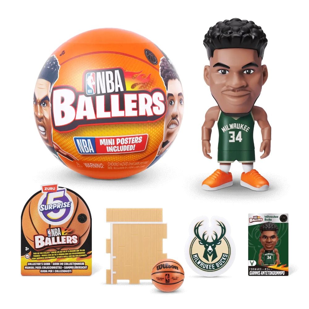 Zuru '5 Surprise' Blind Ball: Mini Brands NBA Ballers (One Capsule)