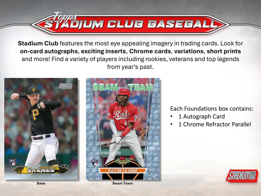 2024 Topps Stadium Club Baseball MLB Compact Box