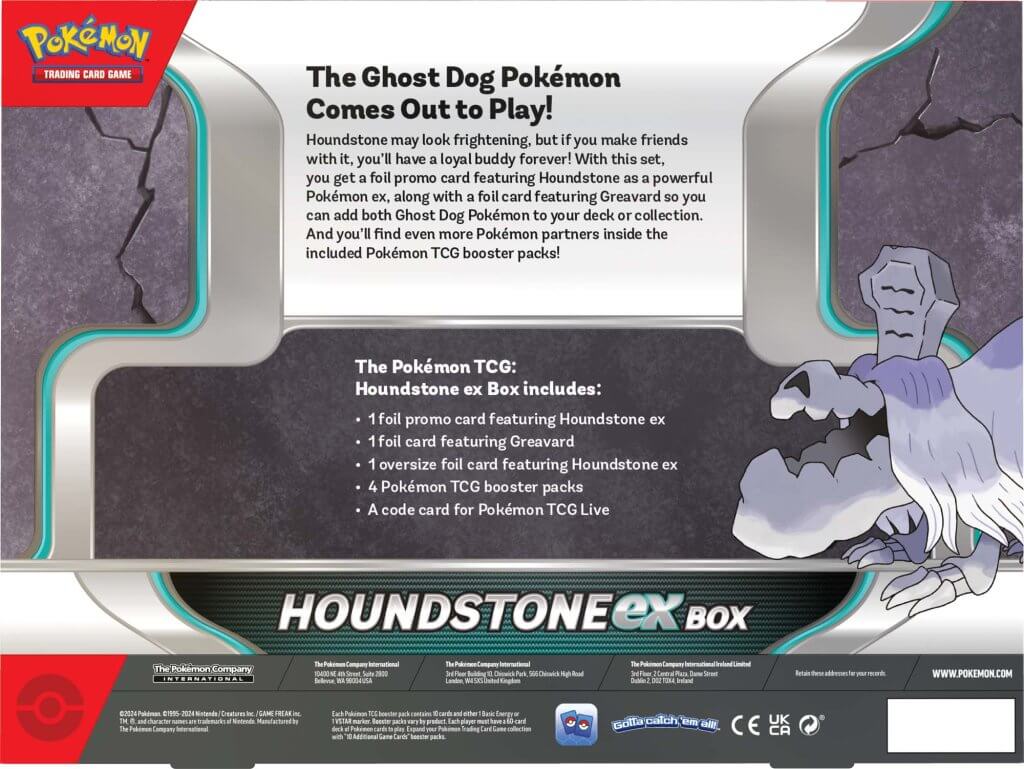 POKÉMON TCG Houndstone ex Box