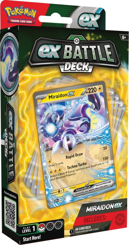 POKÉMON TCG Victini OR Miraidon ex Battle Deck