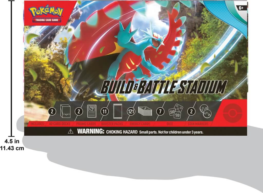 POKÉMON TCG Scarlet & Violet 4 Paradox Rift Build & Battle Stadium