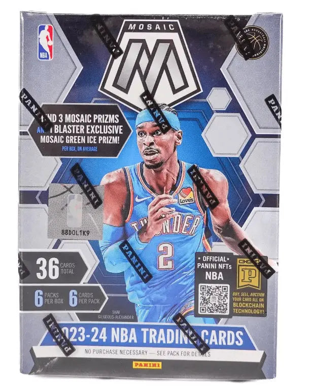 2023-24 Panini MOSAIC Basketball 6-Pack Hobby Blaster Box