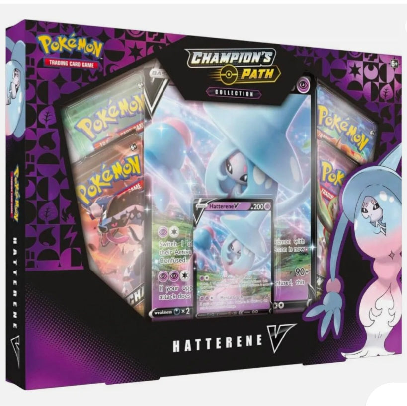 Pokémon TCG:  Champion's Path Collection HATTERENE V Box