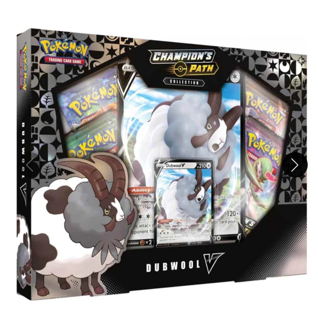 Pokemon Champion's Path Dubwool V Collection