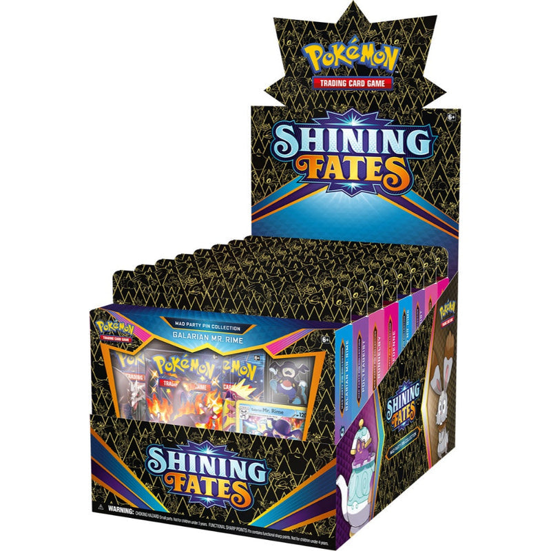 POKÉMON TCG Sword and Shield- Shining Fates Mad Party Pin Collection-assorted*