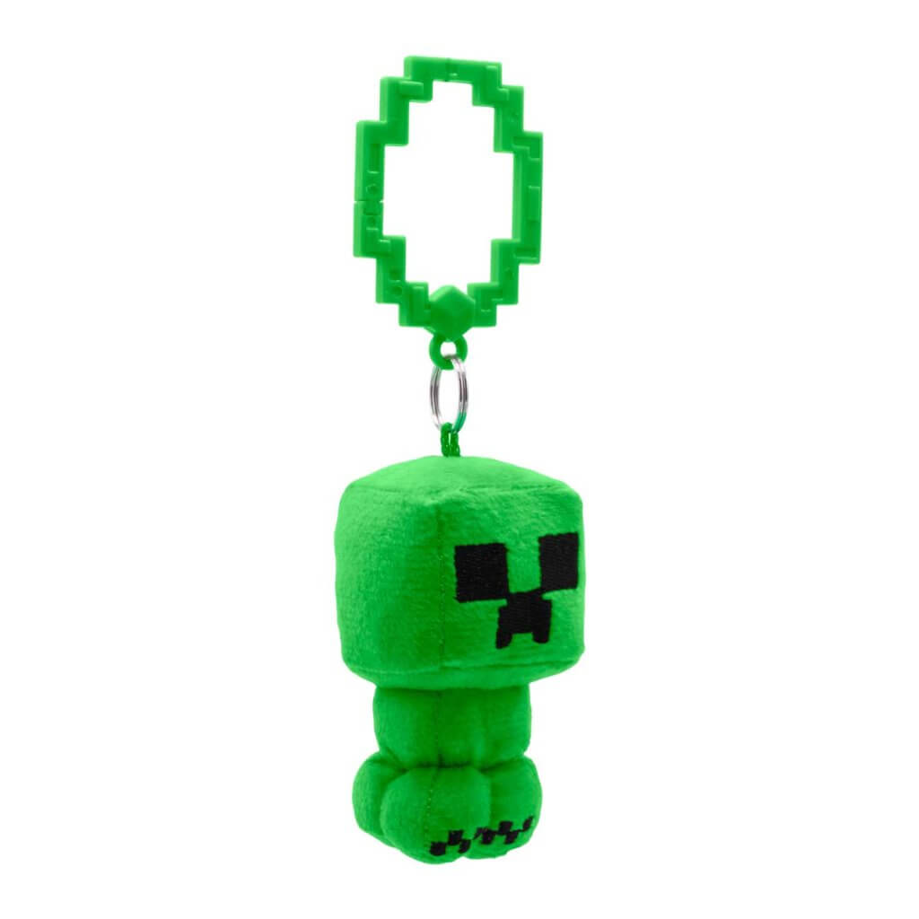 MINECRAFT 3.5" Plush Backpack Hangers Assortment