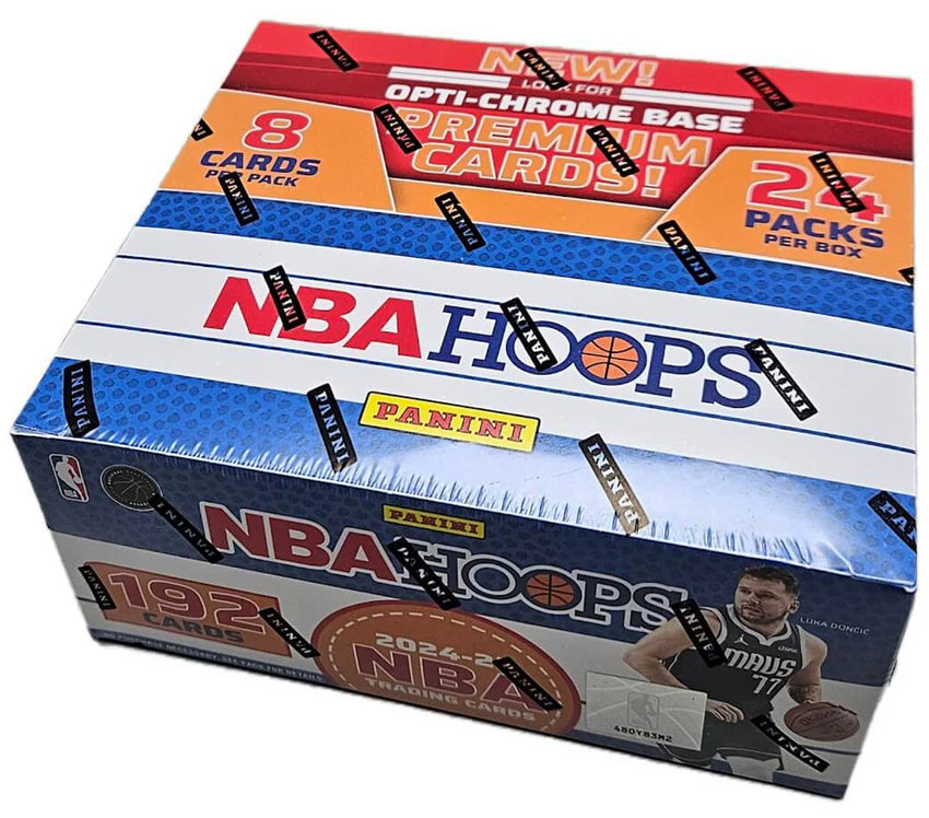 2024-25 Panini NBA HOOPS Basketball Retail Box 24pk Box