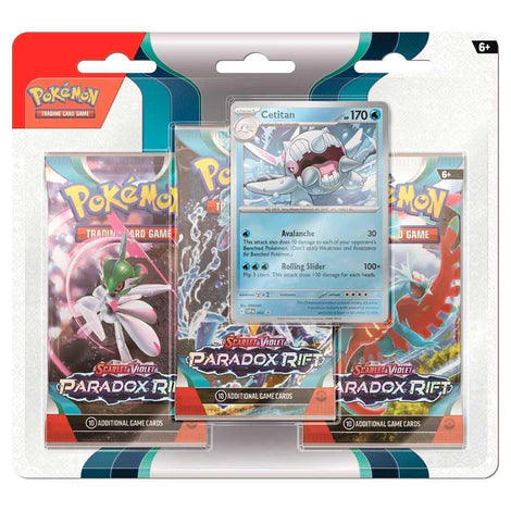 Pokemon TCG: Scarlet & Violet Paradox Rift 3 Pack Blister