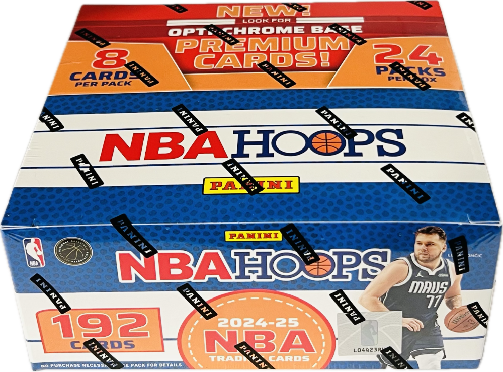 2024-25 Panini NBA HOOPS Basketball Retail Box 24pk Box