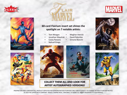 2024 UD Flair Marvel Entertainment Hobby Box