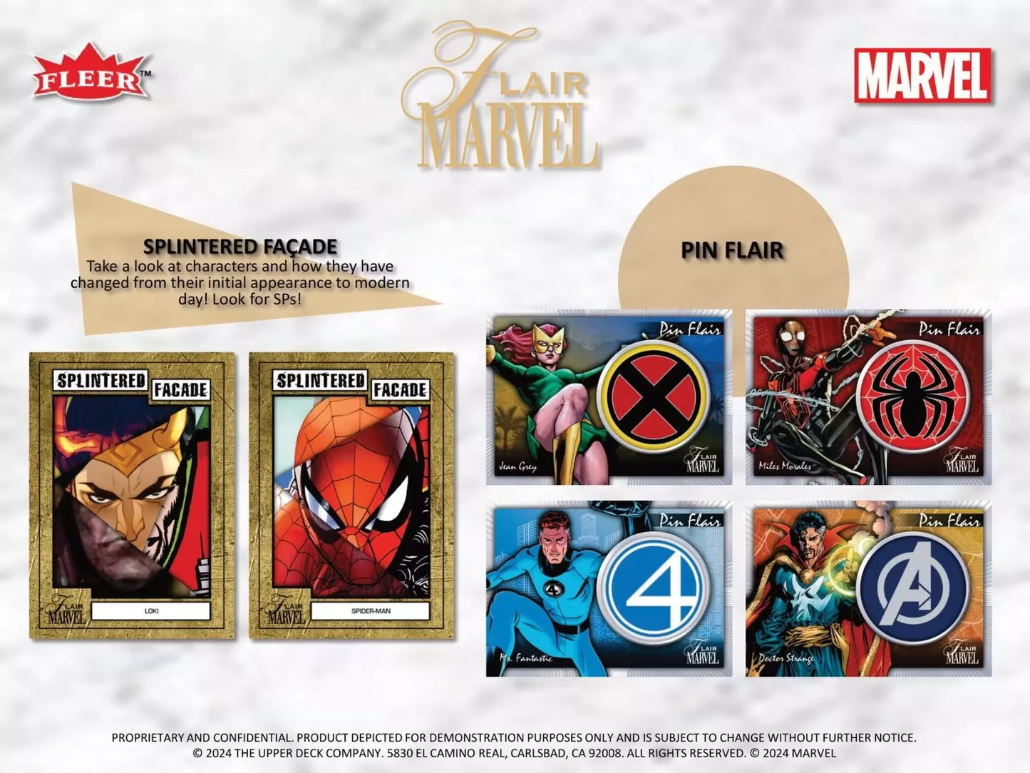 2024 UD Flair Marvel Entertainment Hobby Box