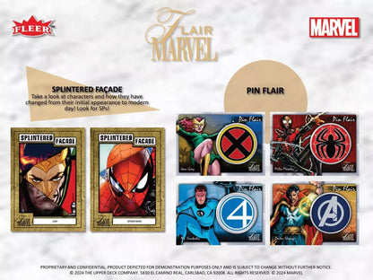 2024 UD Flair Marvel Entertainment Hobby Box