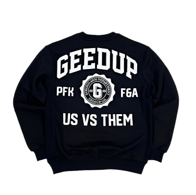 US vs THEM Crewneck Black/White