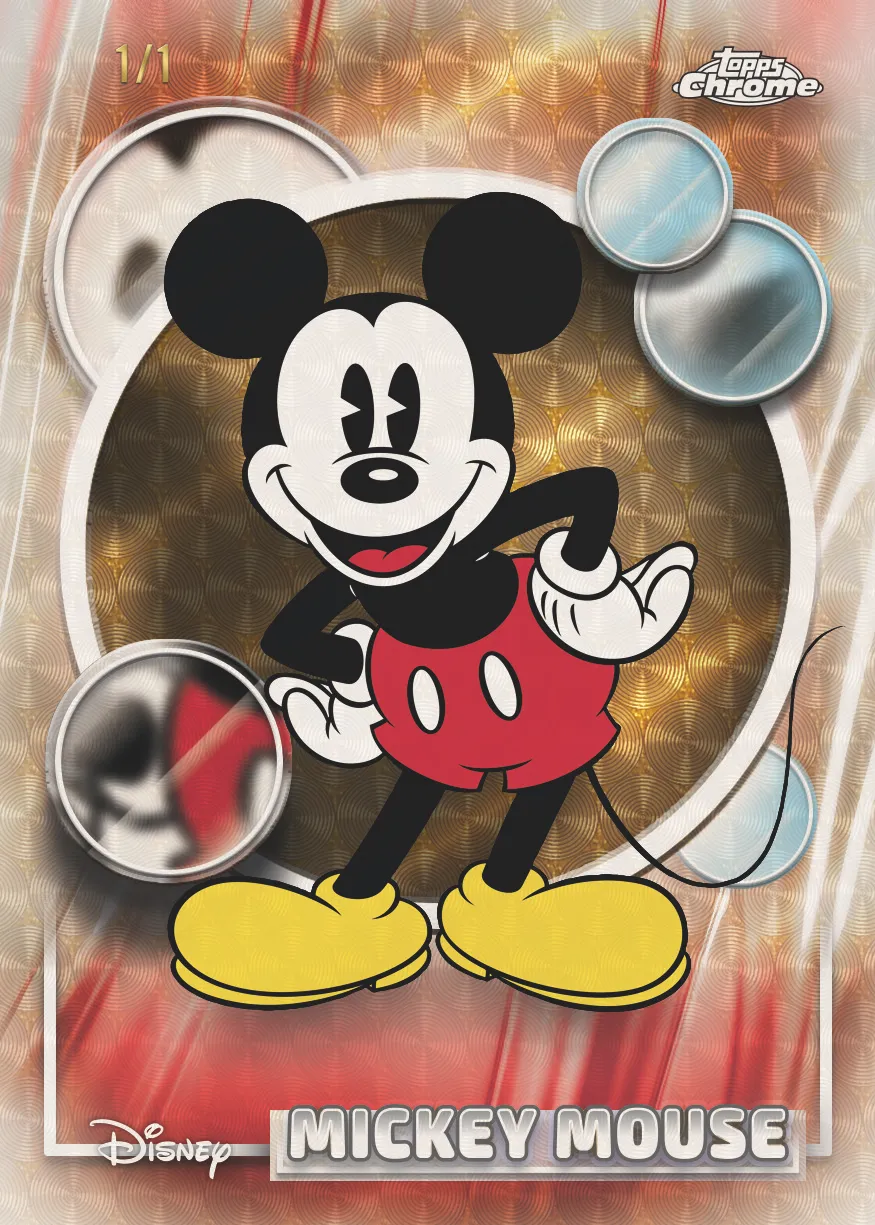 Mickey Mouse — Superfractor 1/1