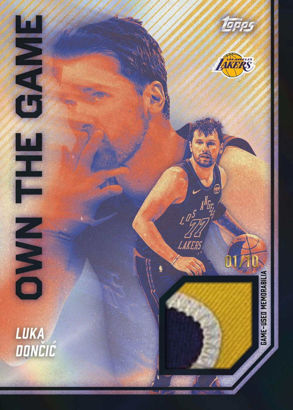 Luka Dončić — Own the Game · Game-used relic /10