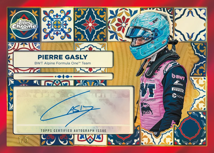 Pierre Gasly — Vuelta 1 Autograph · Red