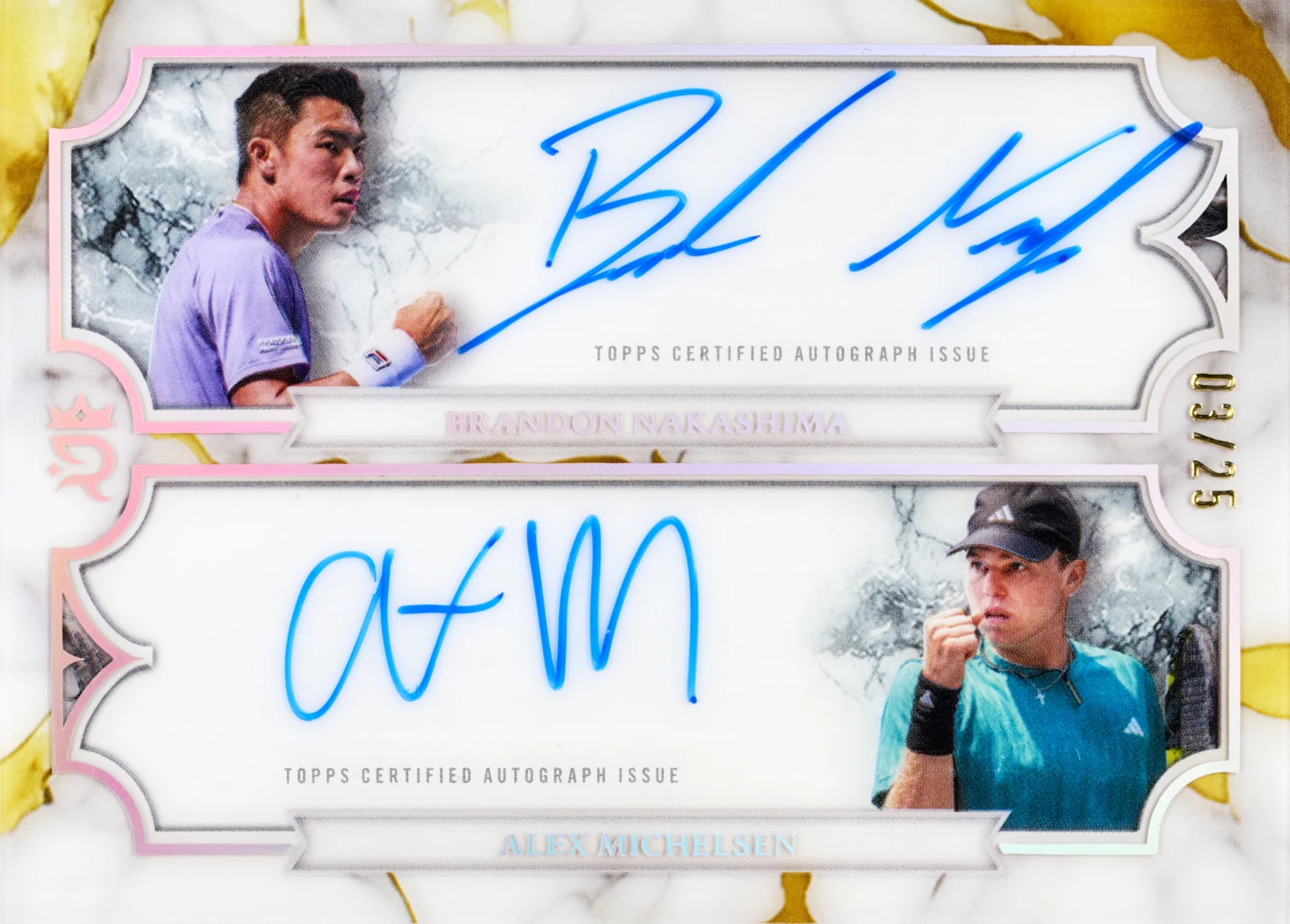 Brandon Nakashima & Alex Michelsen — Dual Autograph